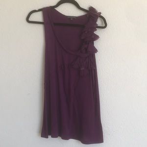 Purple Anthropologie Top